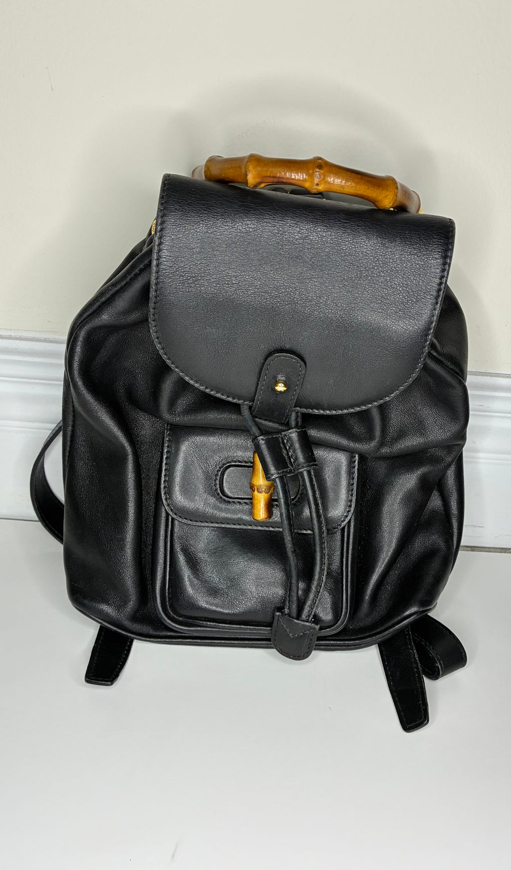 Gucci Mini Bamboo Backpack