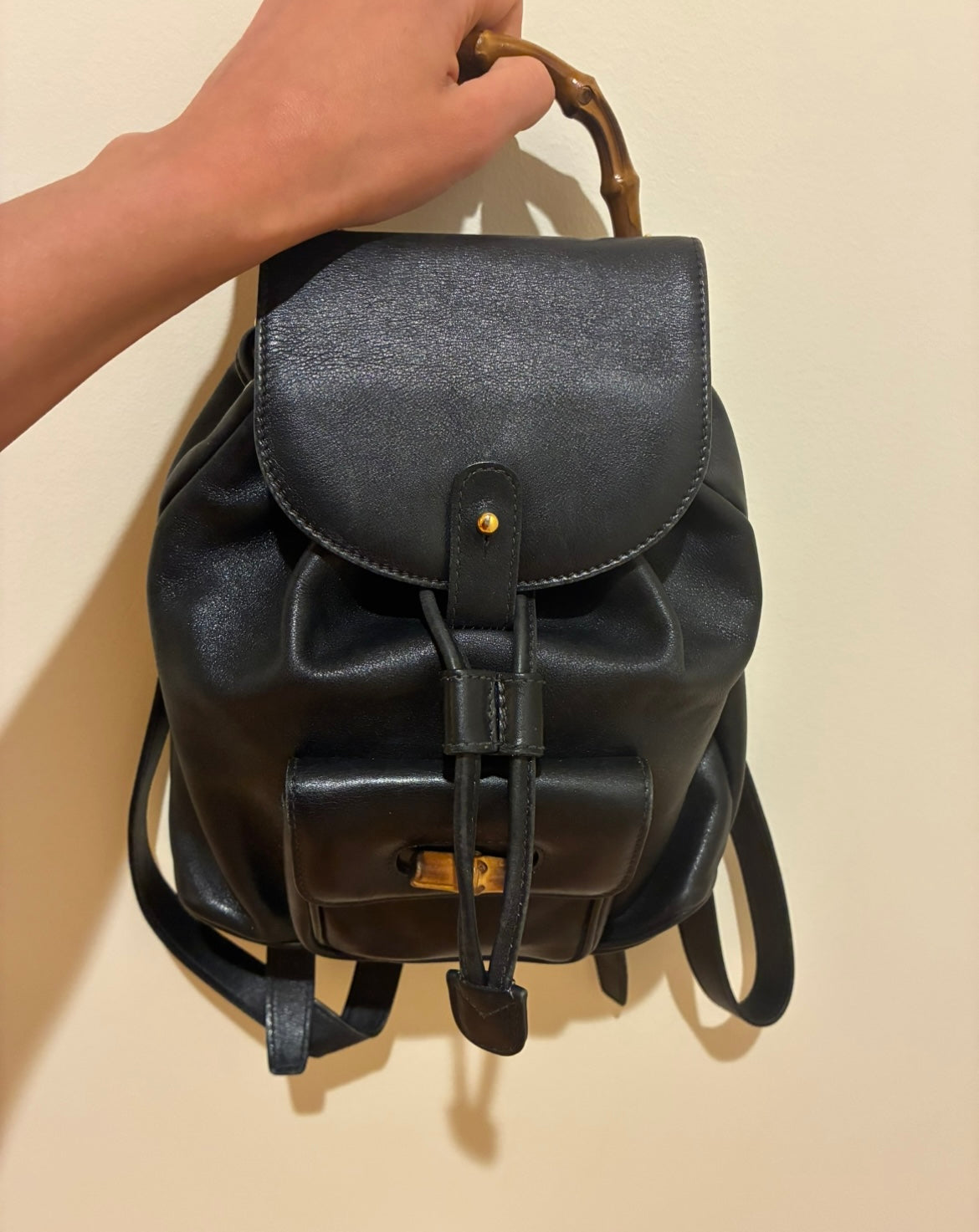 Gucci Mini Bamboo Backpack