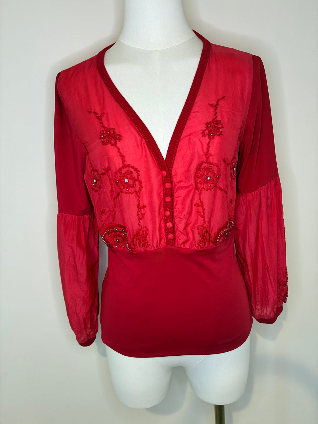 Vintage Red Miu Miu Top