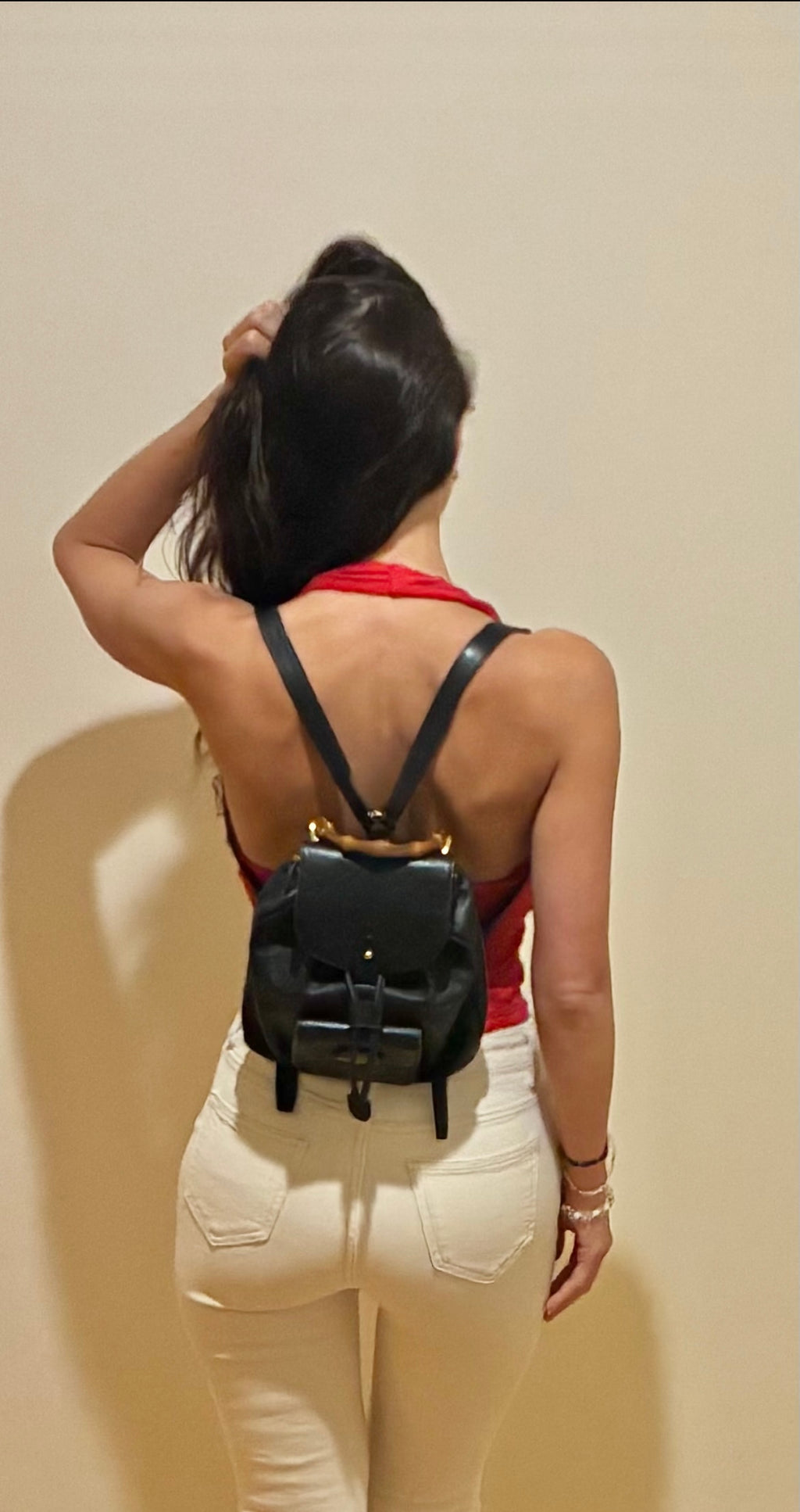 Gucci Mini Bamboo Backpack