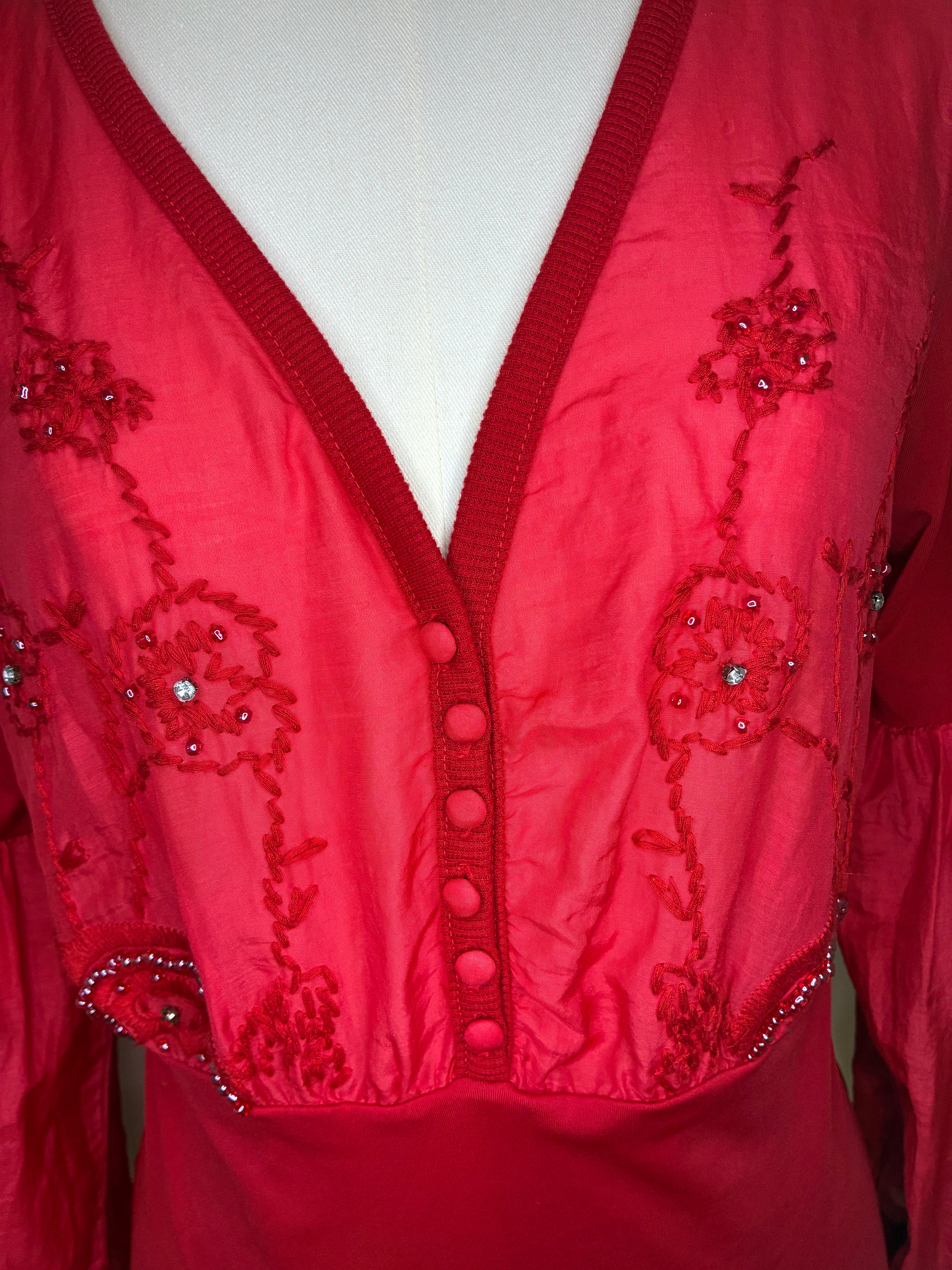 Vintage Red Miu Miu Top