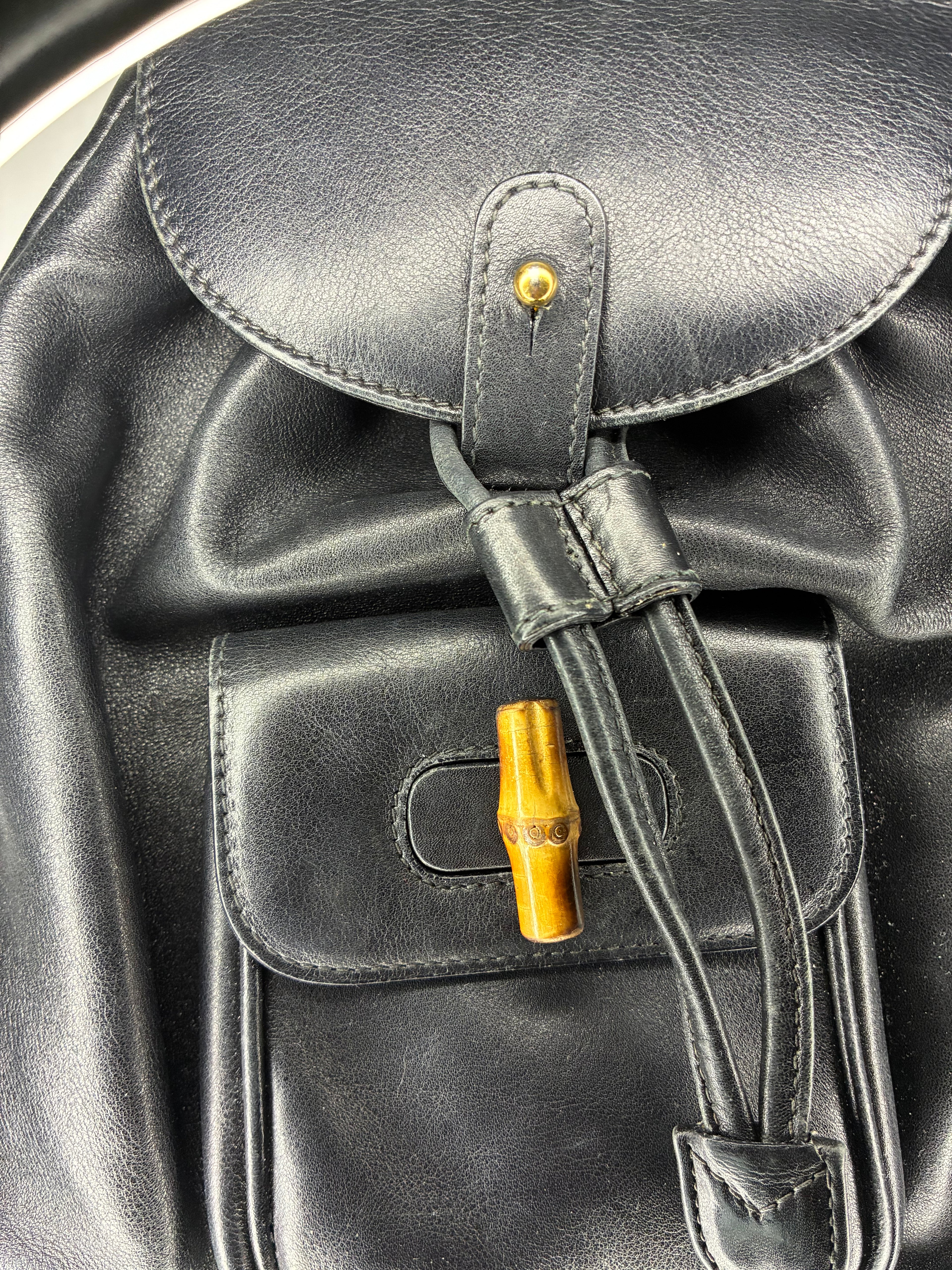 Gucci Mini Bamboo Backpack