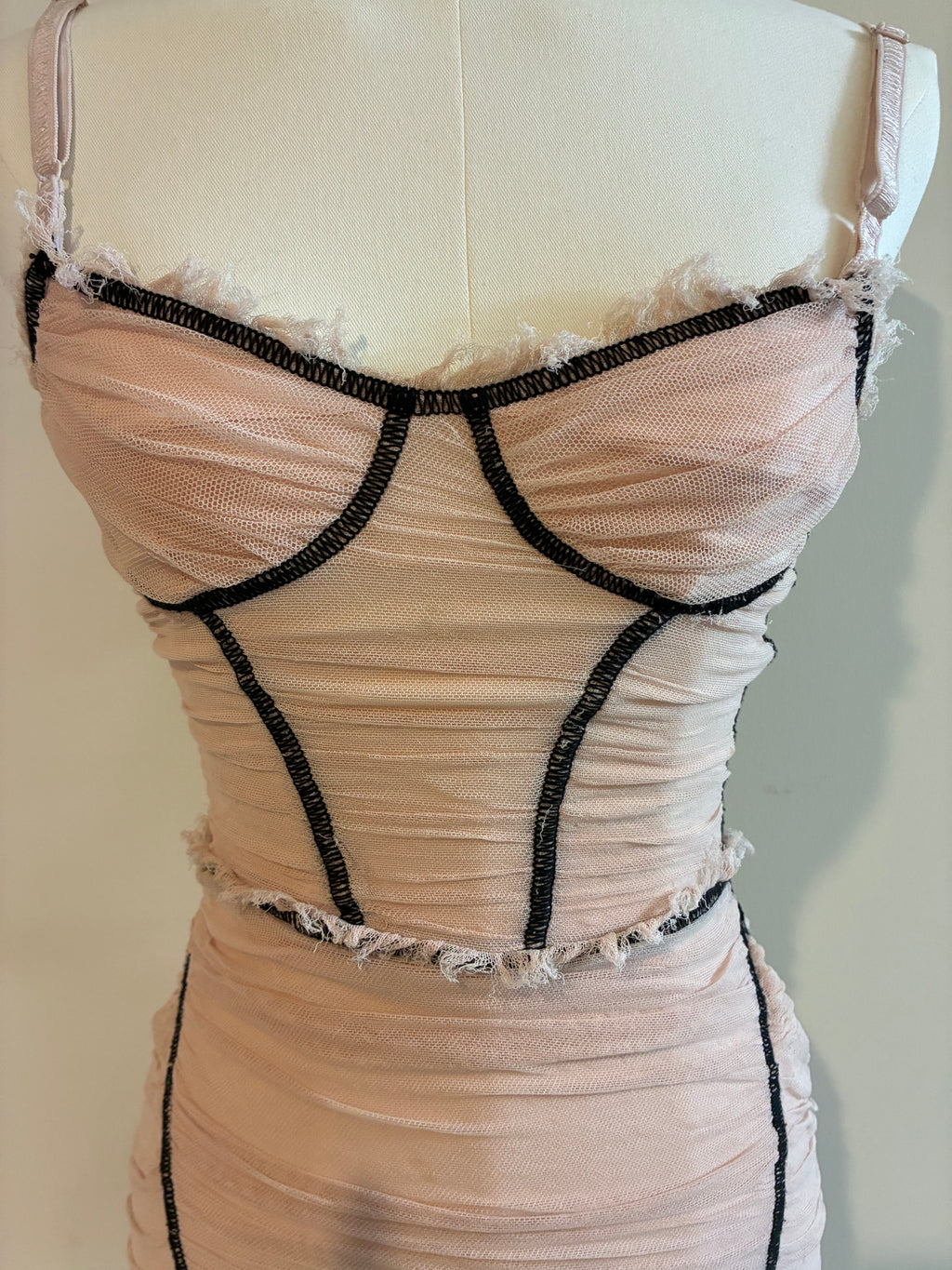 Dolce & Gabbana Pink Corset Dress.