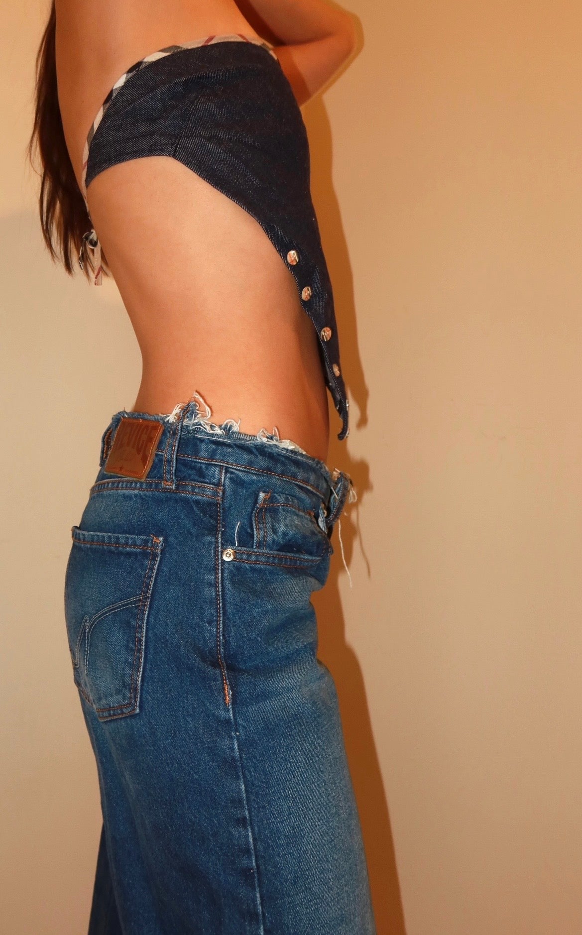 Y2k Burberry Crop Top