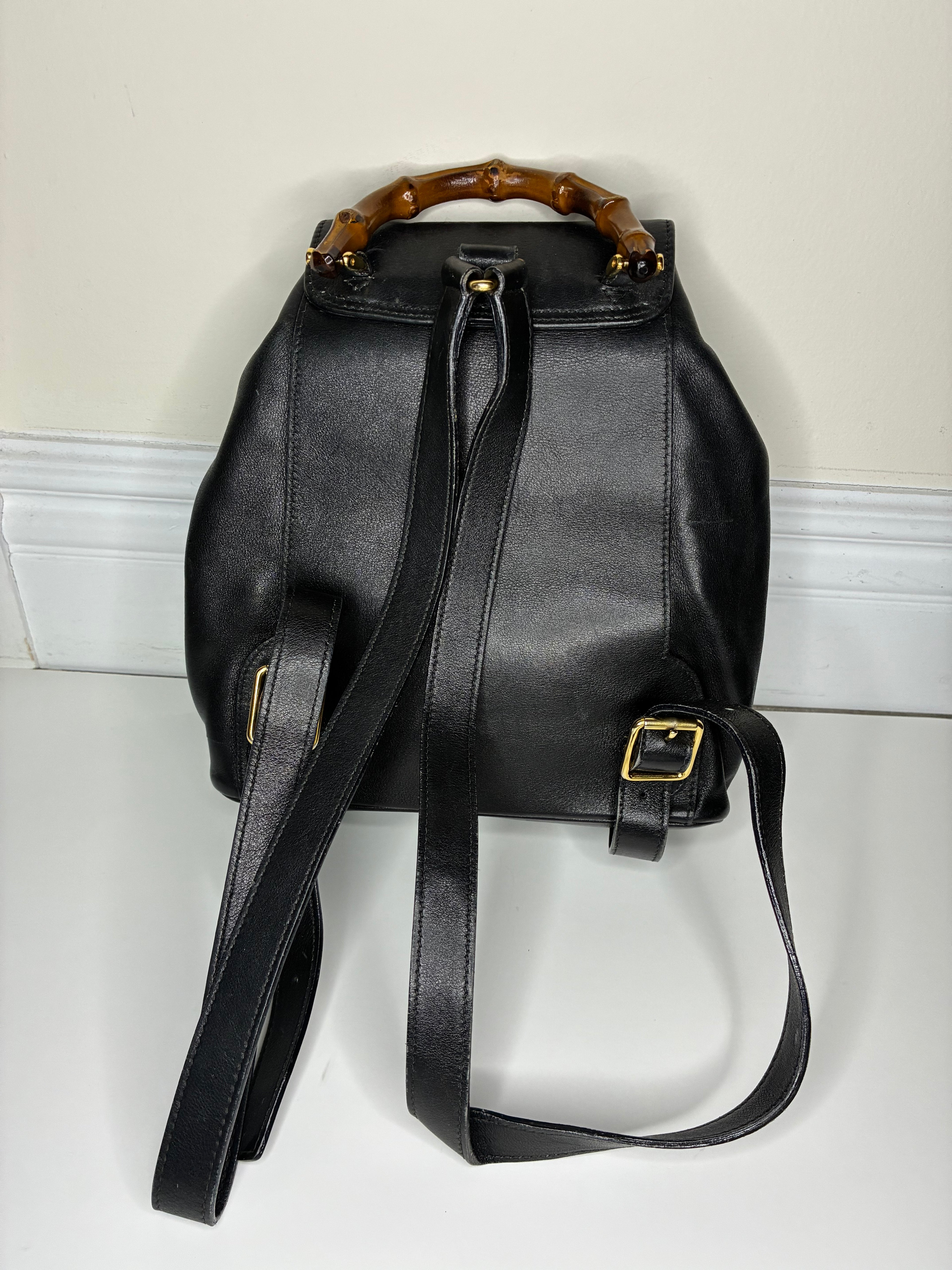 Gucci Mini Bamboo Backpack