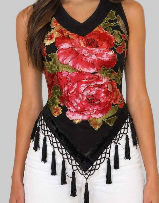 Y2k Cache Fringe Top🌹