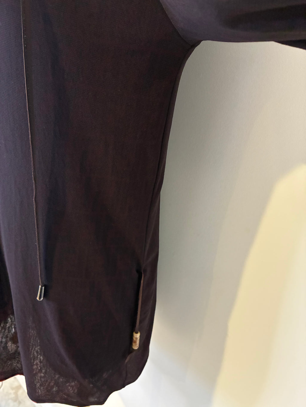 Semi Sheer Fendi Blouse with Fendi Monogram on the inside